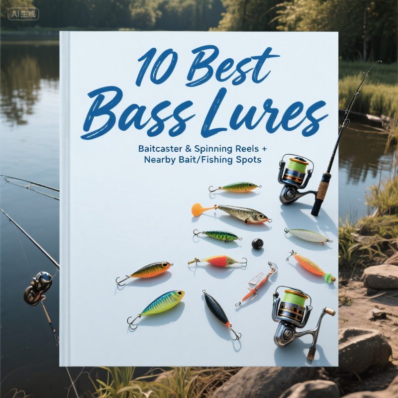 10 Best Bass Lures,Baitcaster&Spinning Reels+Nearby Bait/Fishing Spots   Goofish Rod-More than fishing