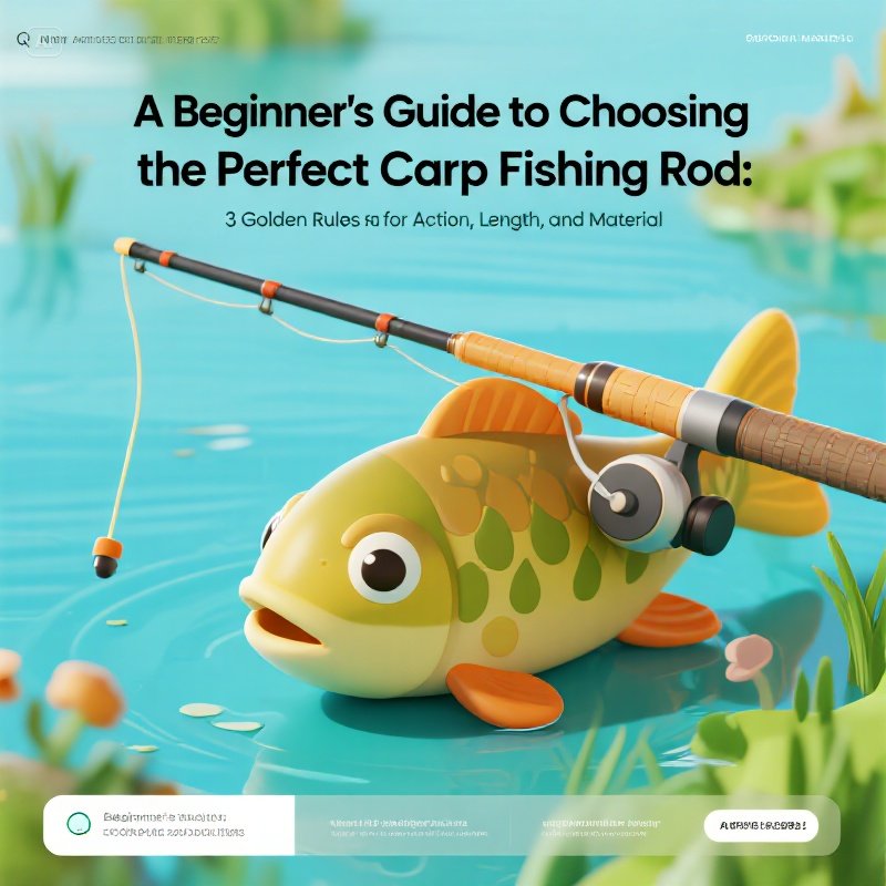 A Beginner’s Guide to Choosing the Perfect Carp Fishing Rod: 3 Golden Rules for Action, Length, and Material