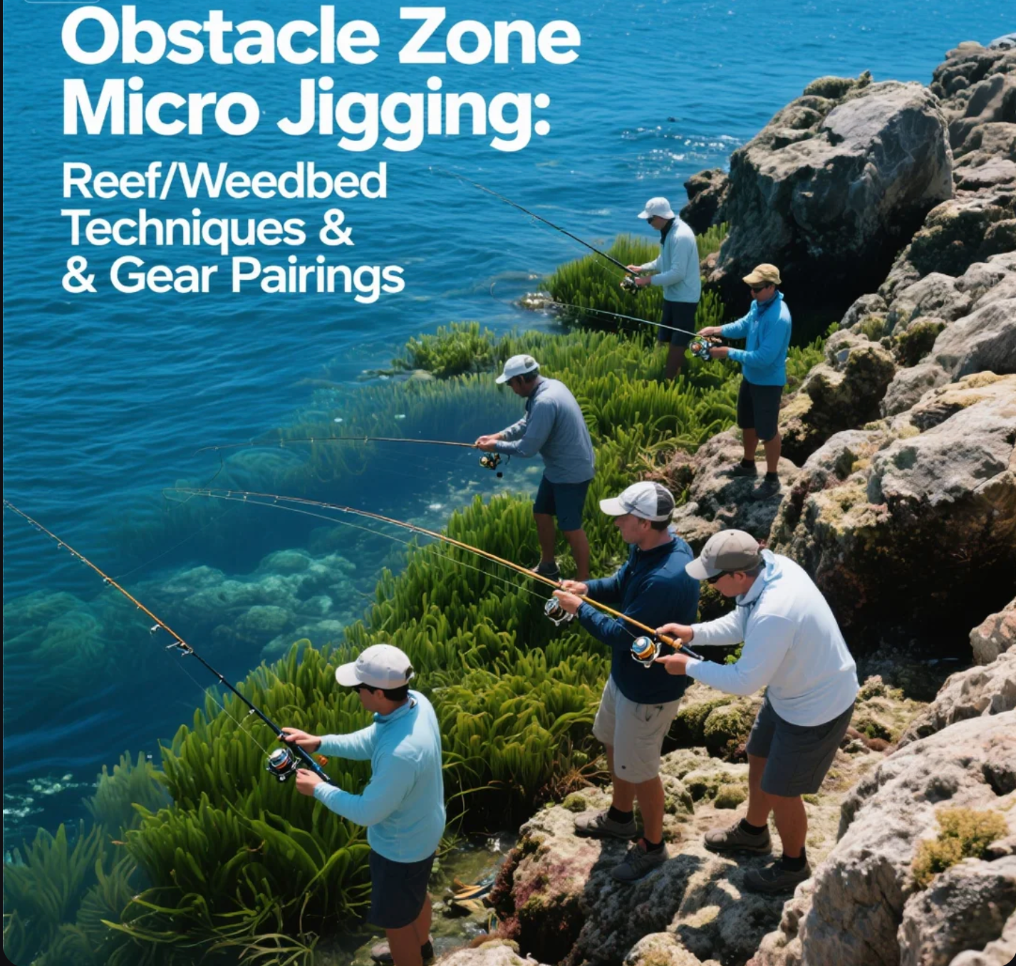 Obstacle Zone Micro Jigging Reef Weedbed Techniques Gear Pairings 
