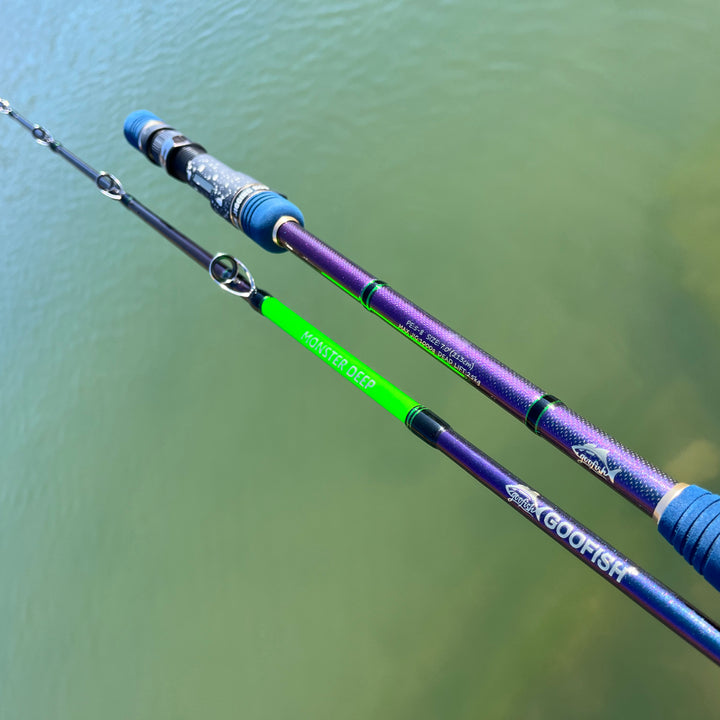 GOOFISH® MONSTER DEEP-7FT(213CM) LENGTH PE5-8 MAXJIG 1000G JAPAN FUJI SOLID NANO JIGGING ROD