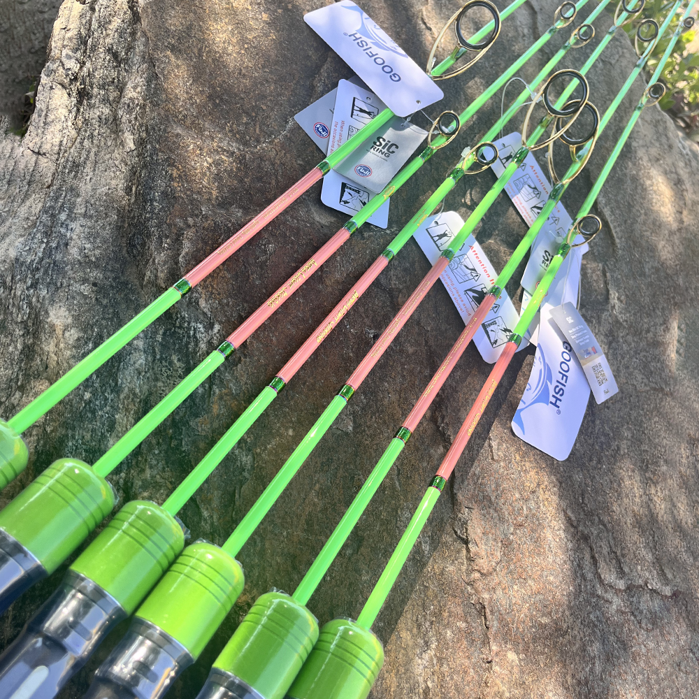 GOOFISH® Ares Light Jigging Rod-5.6'(approx 172cm) Jig 40-150g&Solid Nano Blank &Japan Fuji SIC Golden Guide