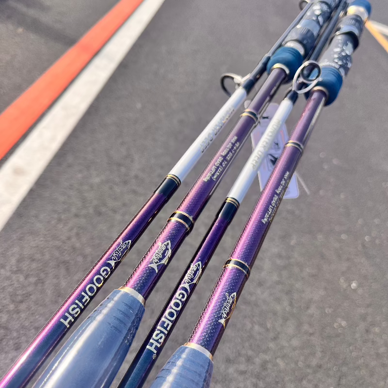 GOOFISH® MONSTER DEEP-7ft(213cm) Length PE4-7 Jig 200-700g Japan FUJI Solid Nano Jigging Rod