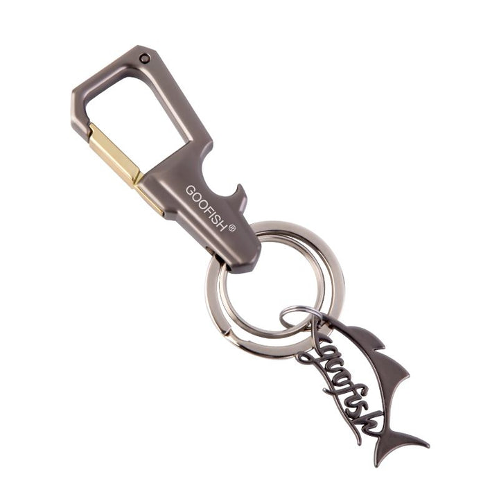 GOOFISH® multi-function Key Chain for Bottle Opener fishing line knife