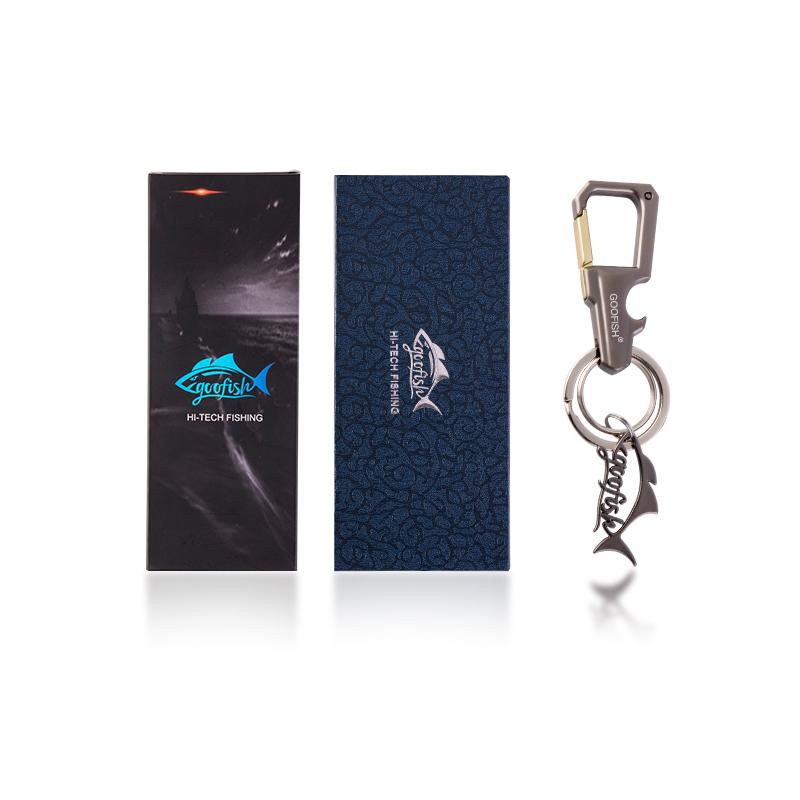 GOOFISH® multi-function Key Chain for Bottle Opener fishing line knife