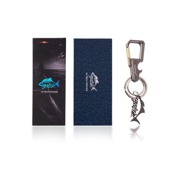 GOOFISH® multi-function Key Chain for Bottle Opener fishing line knife