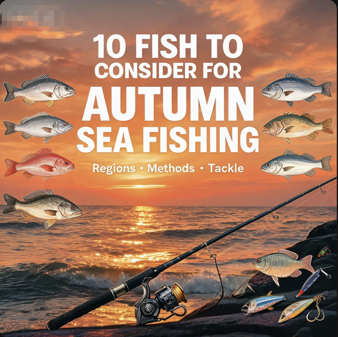 10 Fish to Consider for Autumn Sea Fishing Regions, Methods and Tackle