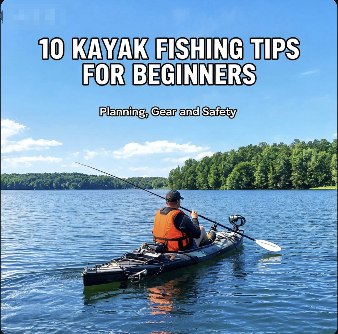 10 Kayak Fishing Tips for Beginners Planning, Gear and Safety