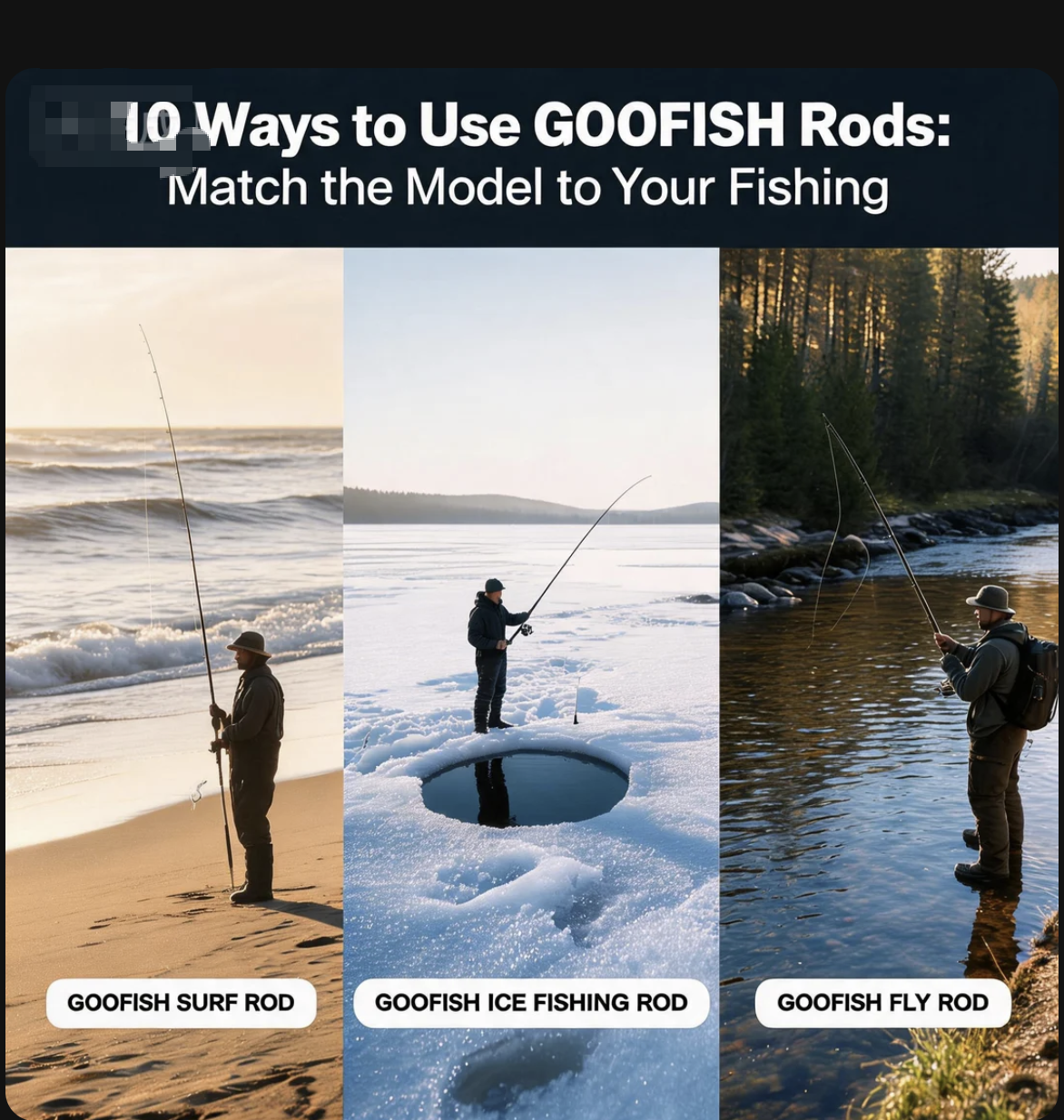 10 Ways to Use GOOFISH Rods Match the Model to Your Fishing