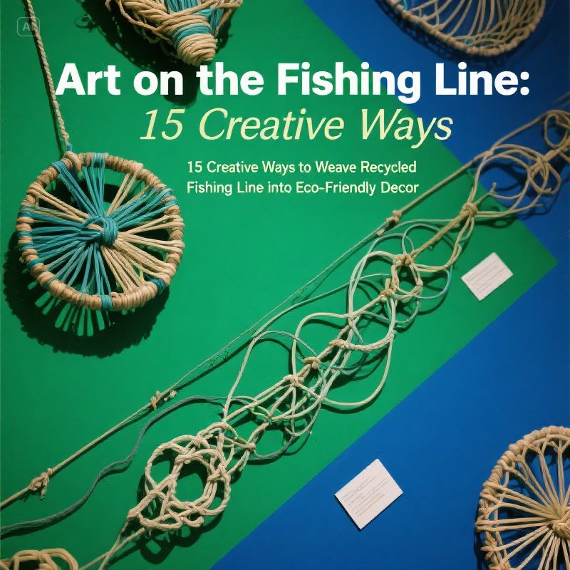 Art on the Fishing Line: 15 Creative Ways to Weave Recycled Fishing Line into Eco-Friendly Décor