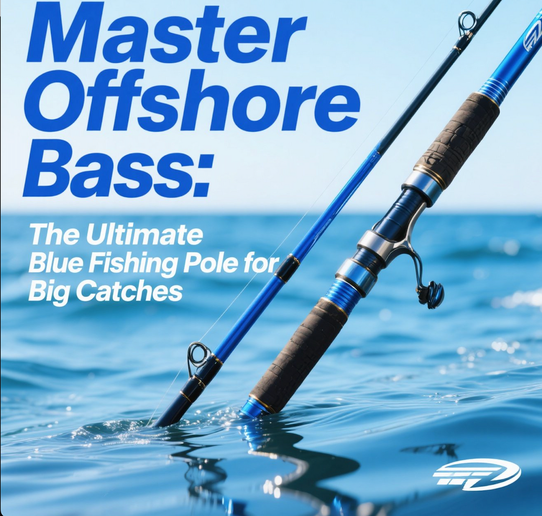 Master Offshore Bass The Ultimate Blue Fishing Pole for Big Catches