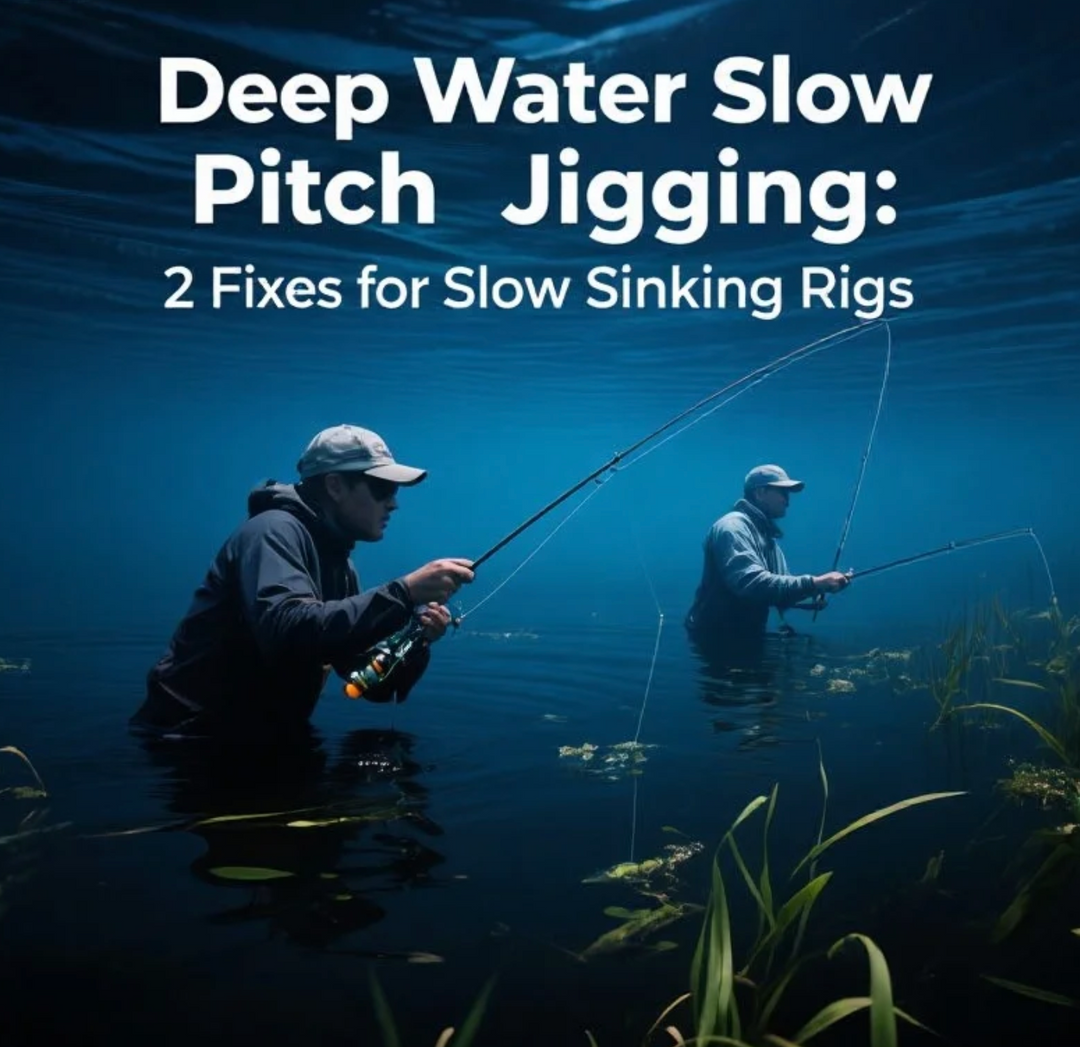 Deep Water Slow Pitch Jigging: 2 Fixes for Slow Sinking Rigs