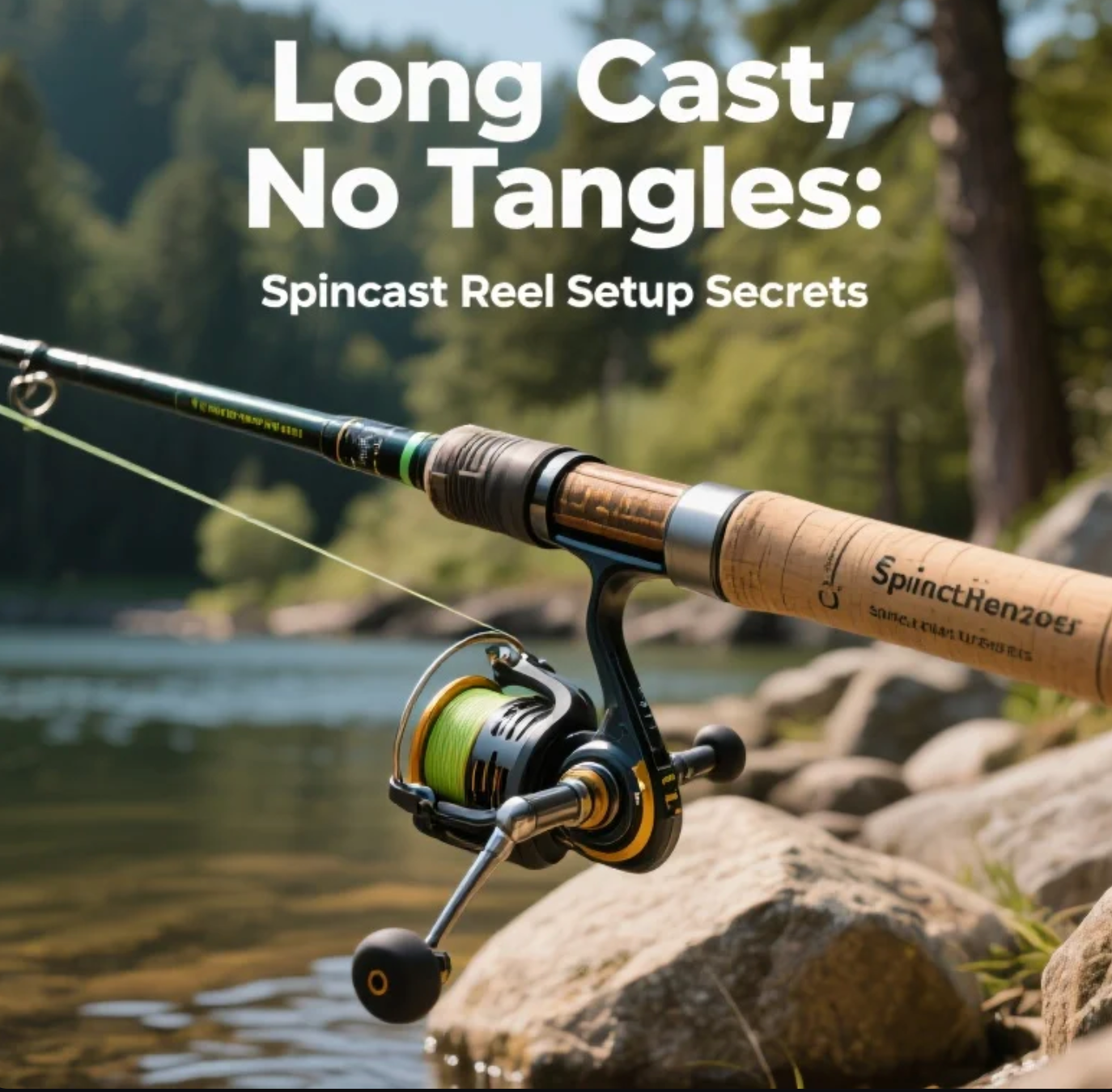 Long Cast, No Tangles Spincast Reel Setup Secrets