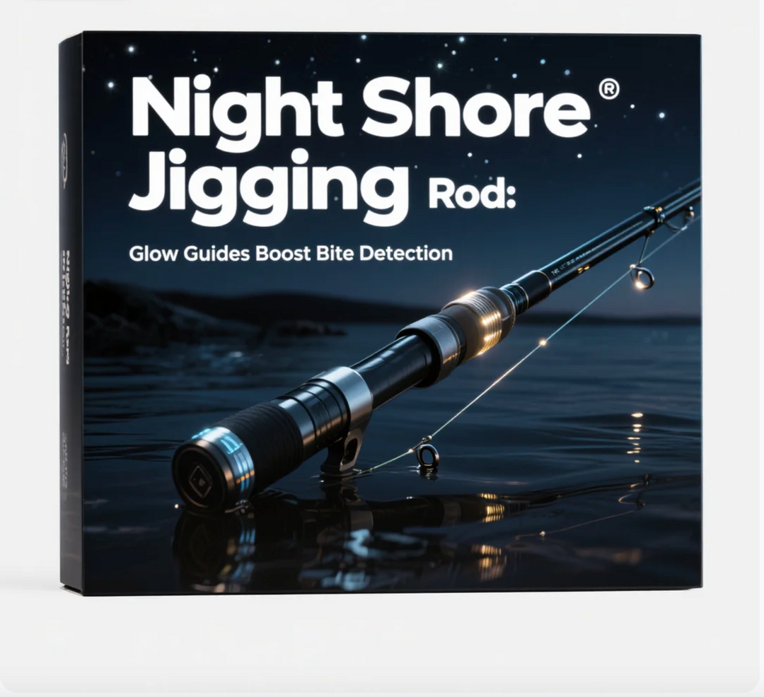 Night Shore Jigging Rod Glow Guides Boost Bite Detection