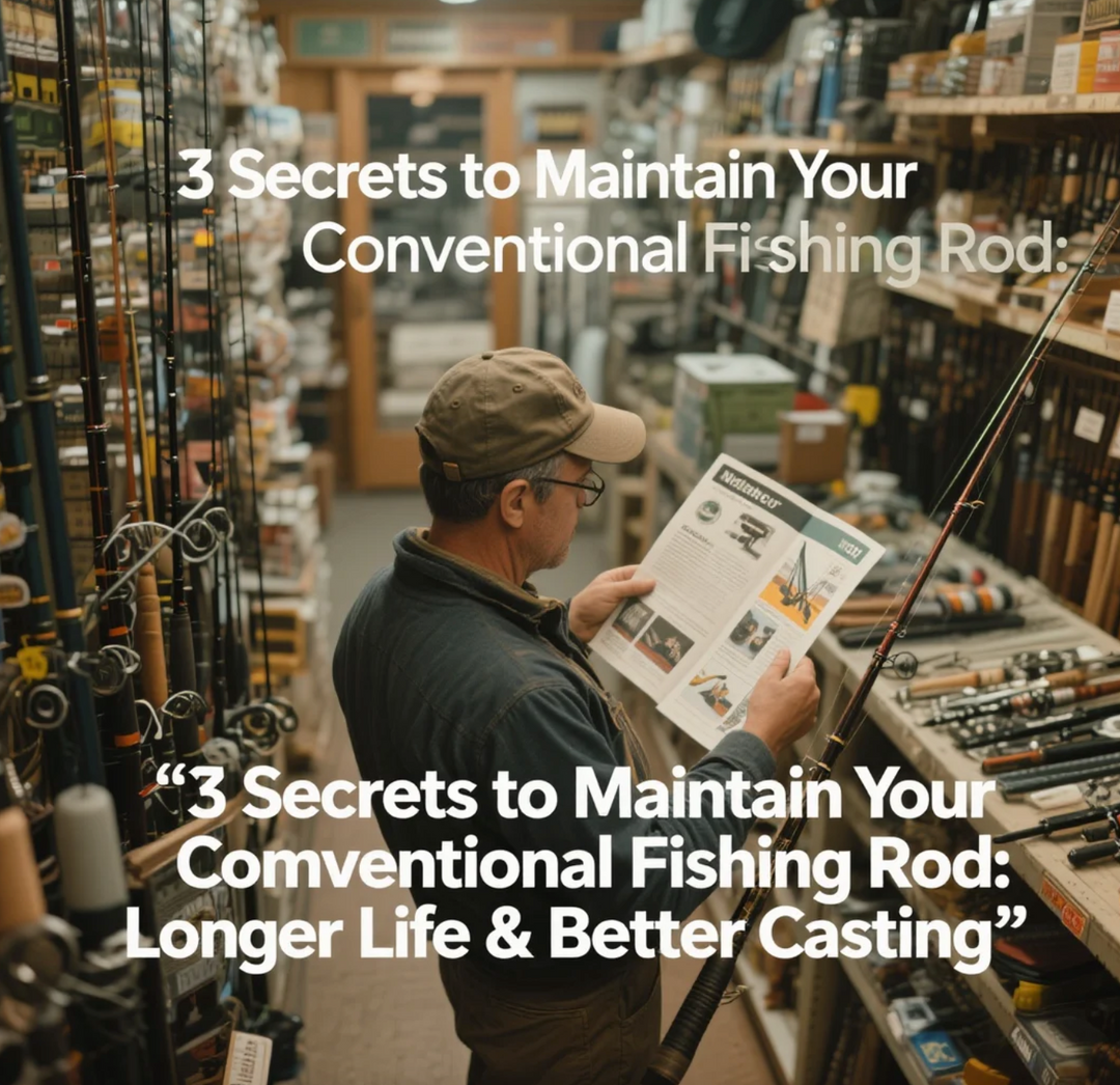 3 Secrets to Maintain Your Conventional Fishing Rod Longer Life & Better Casting