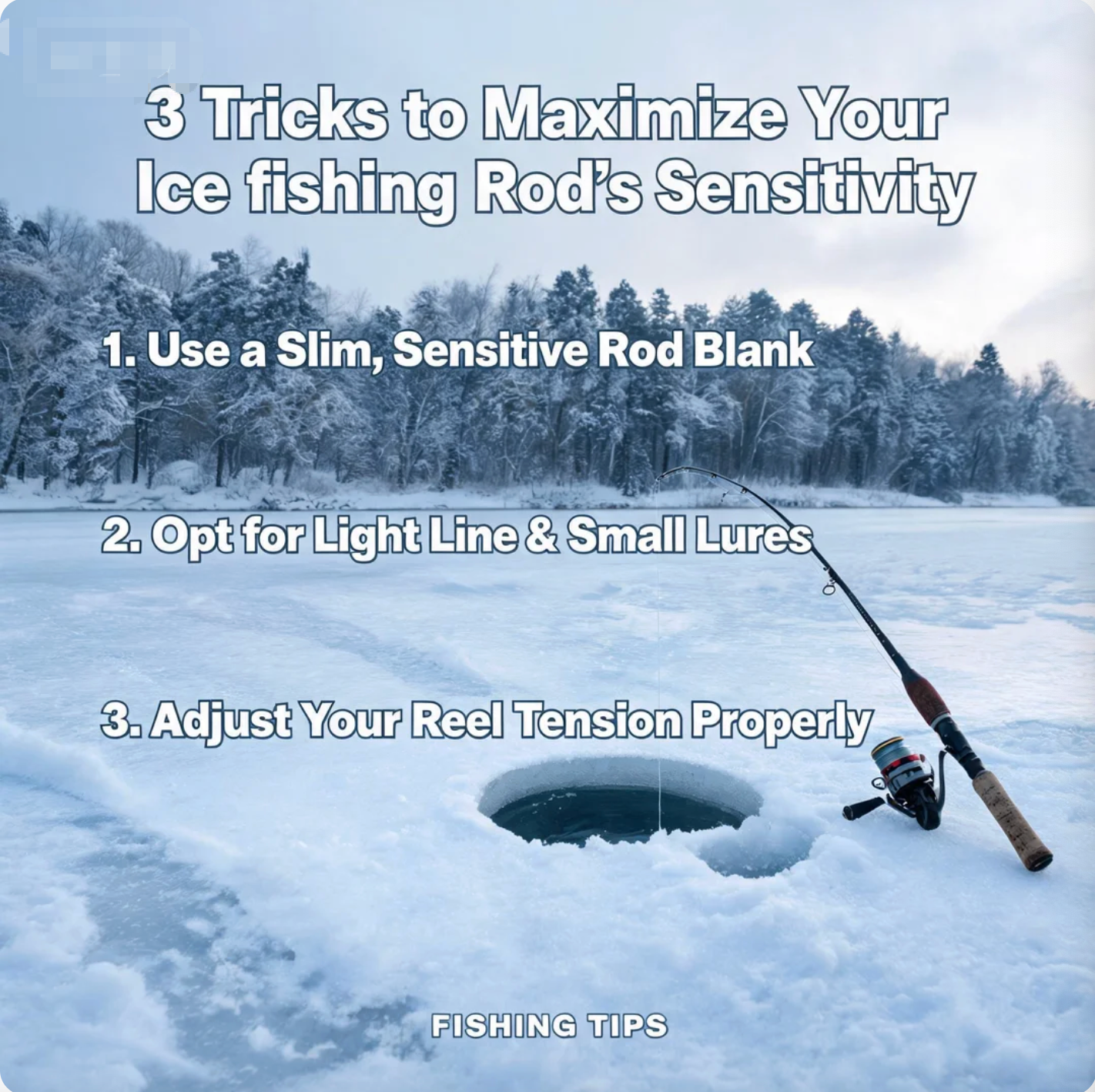 3 Tricks to Maximize Your Ice Fishing Rod’s Sensitivity