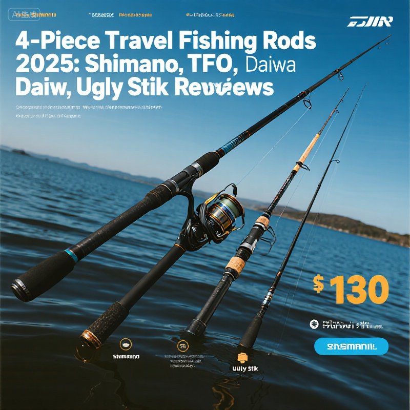 4-Piece Travel Fishing Rods 2025