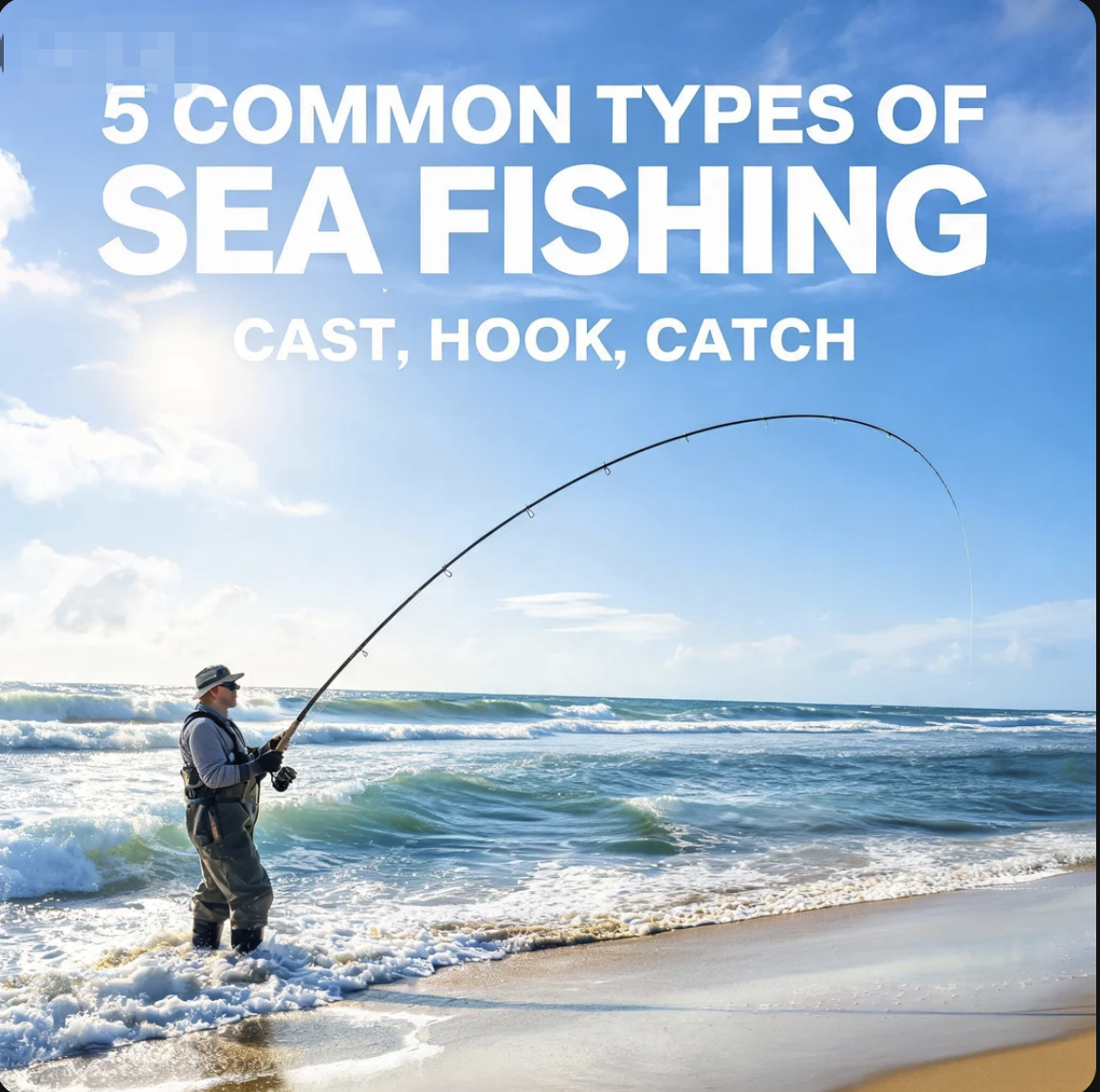 5 Common Types of Sea Fishing