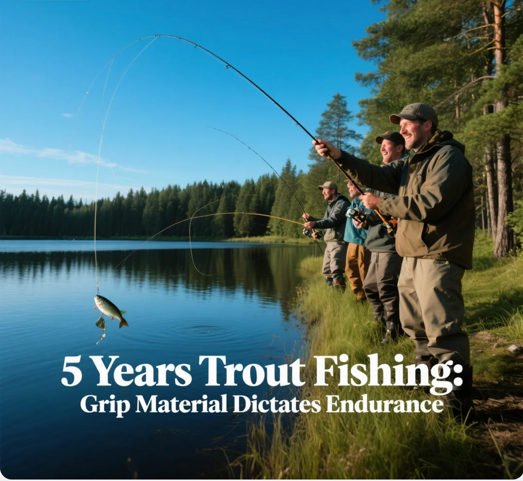 5 Years Trout Fishing Grip Material Dictates Endurance