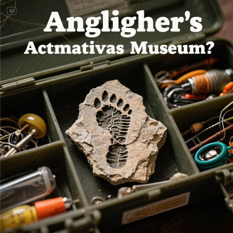 A Dinosaur Footprint Fossil in My Fishing Tackle Box
