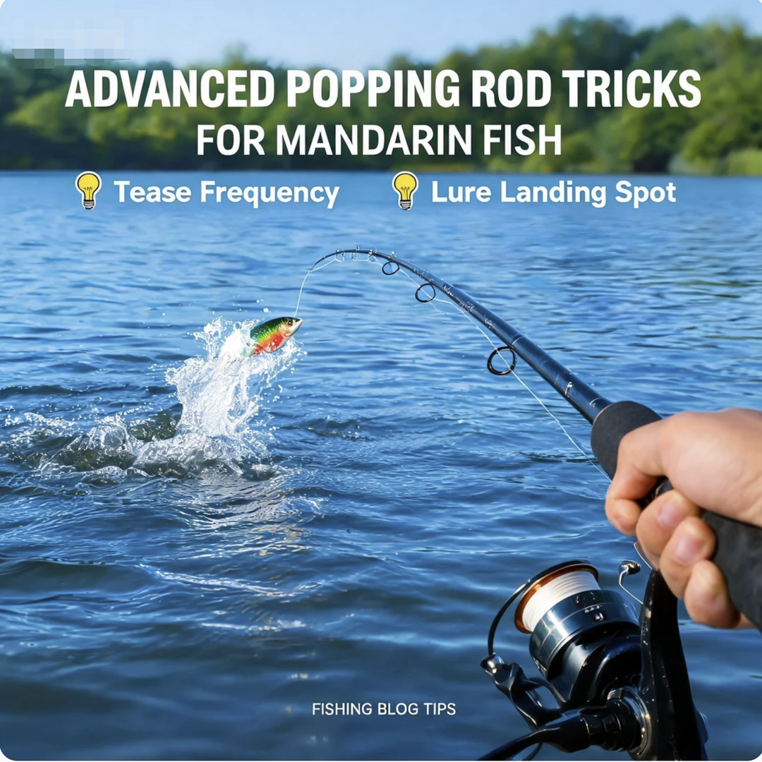 Advanced Tricks for Popping Fishing Rod to Catch Mandarin Fish Tease Frequency + Lure Landing Spot