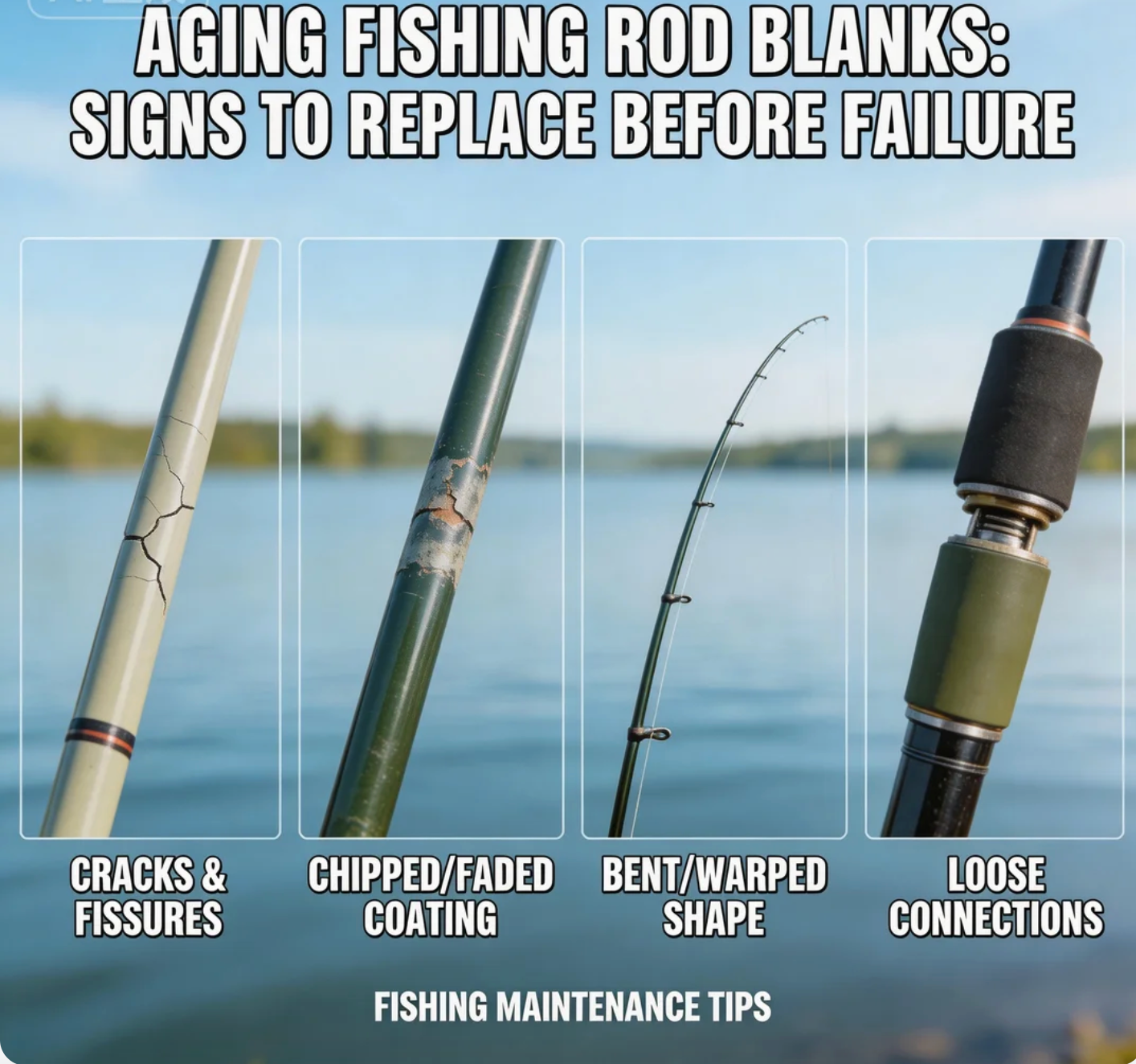 Aging fishing Rod Blanks: Signs to Replace Before Failure – Goofish ...