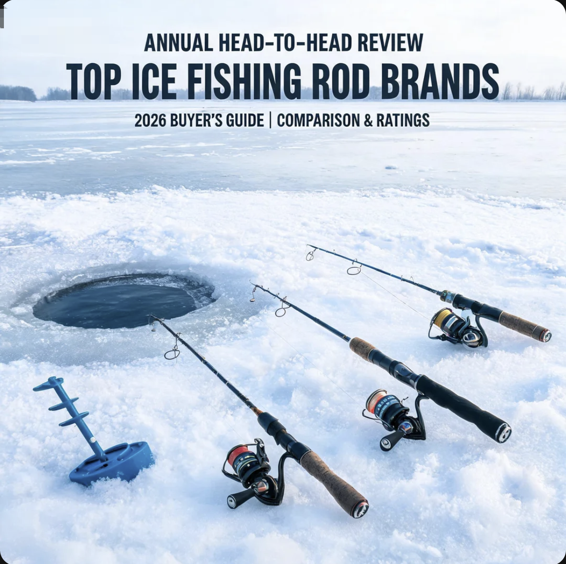 Annual Head-to-Head Review of Top Ice Fishing Rod Brands