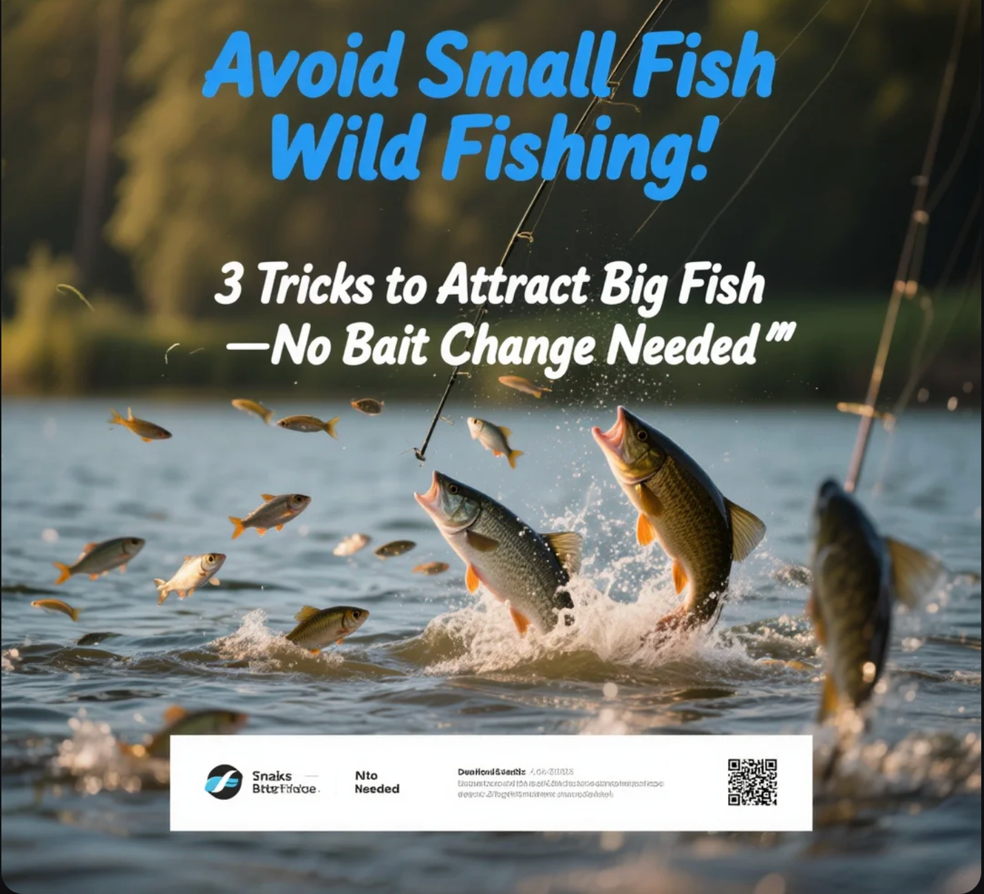 Avoid Small Fish Wild Fishing: 3 Tricks to Attract Big Fish—No Bait Change Needed