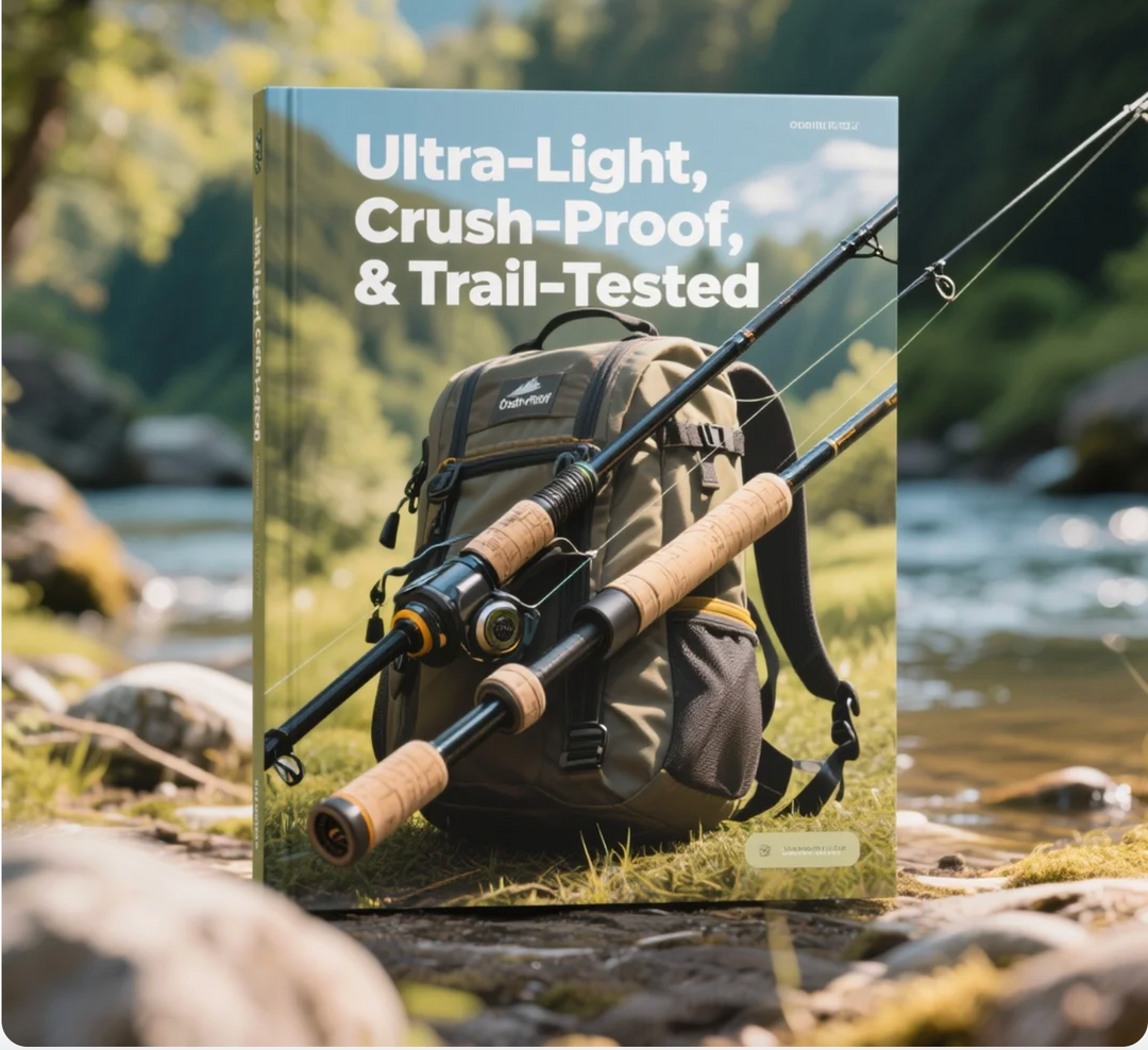 Backpacking Fishing Rod Ultra - Light, Crush - Proof, & Trail - Tested