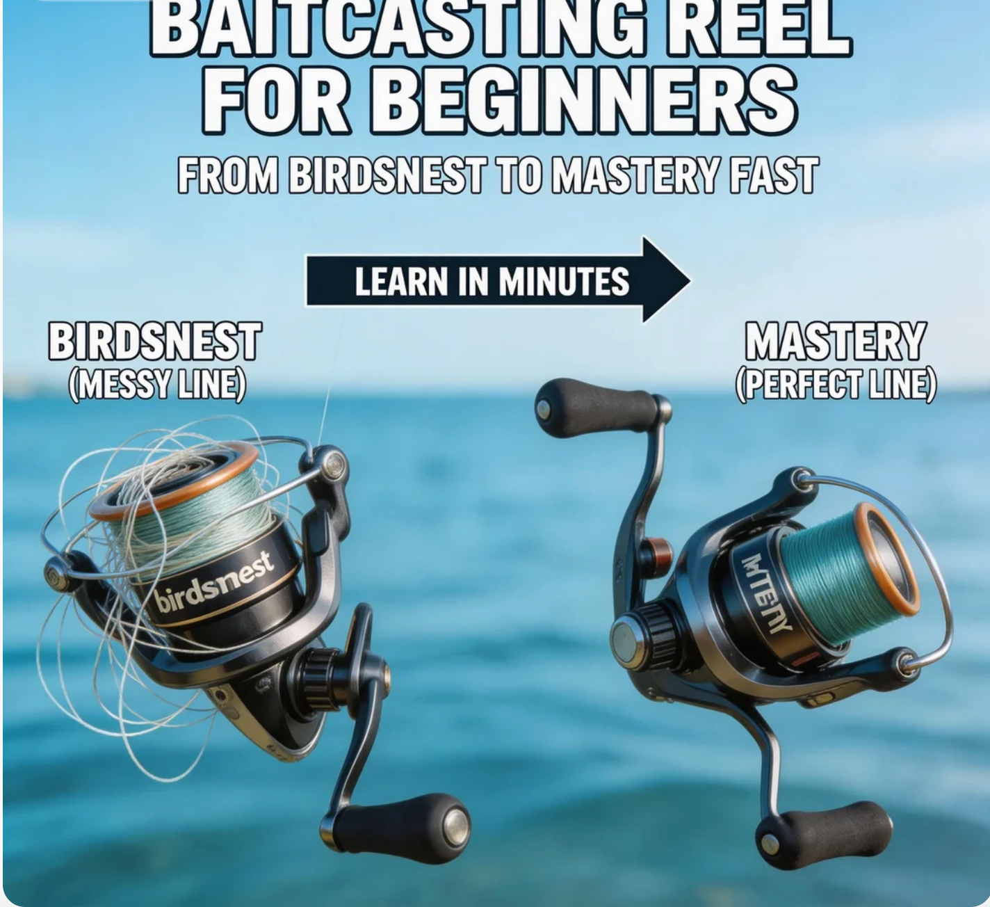 Baitcasting Reel for Beginners From Birdsnest to Mastery Fast