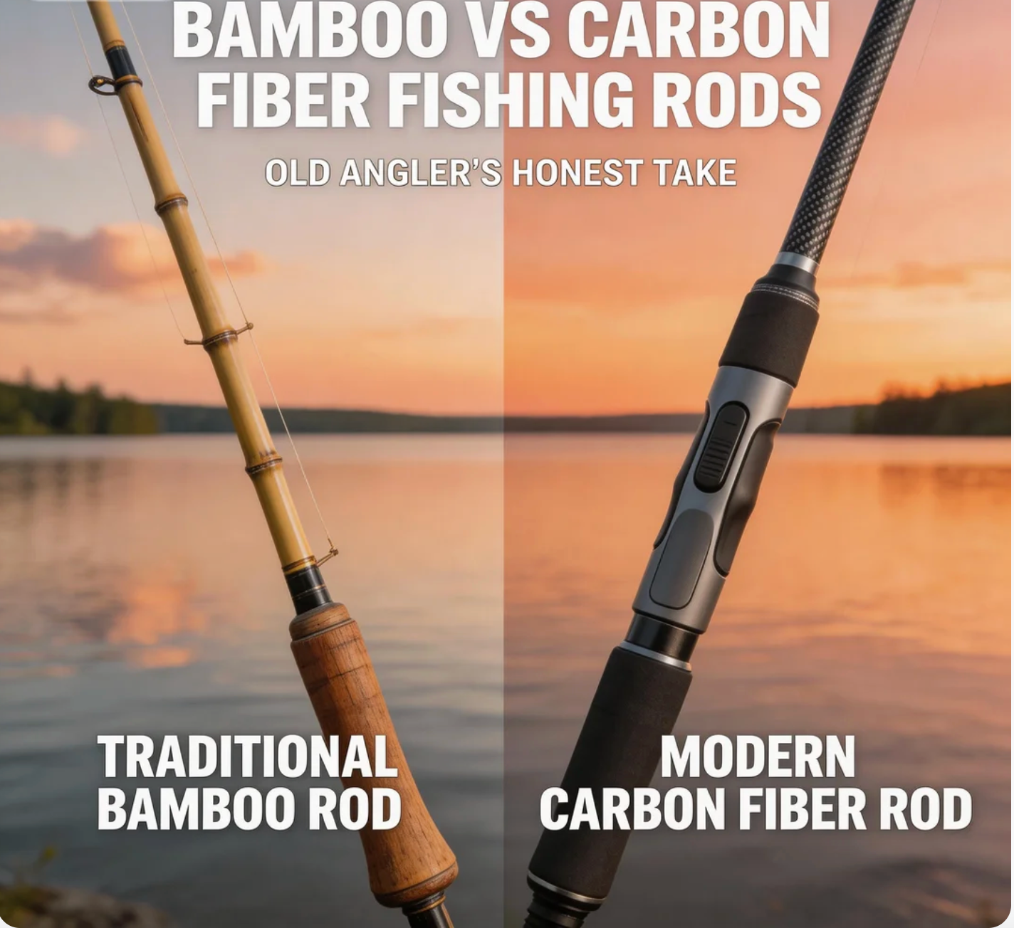 Bamboo vs Carbon Fiber Conventional fishing Rod: Old Angler’s Honest T ...