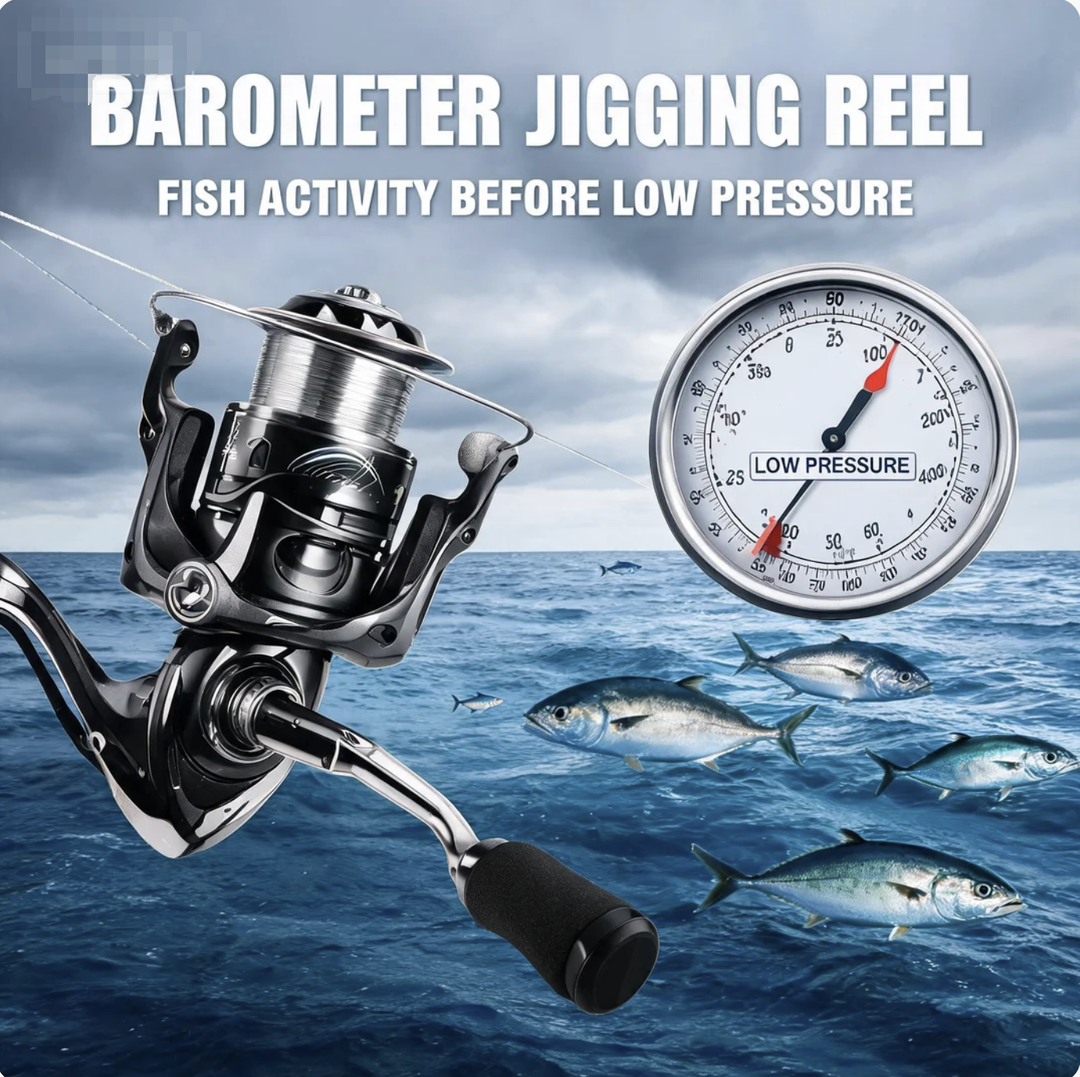 Barometer Jigging Reel: Fish Activity Before Low Pressure