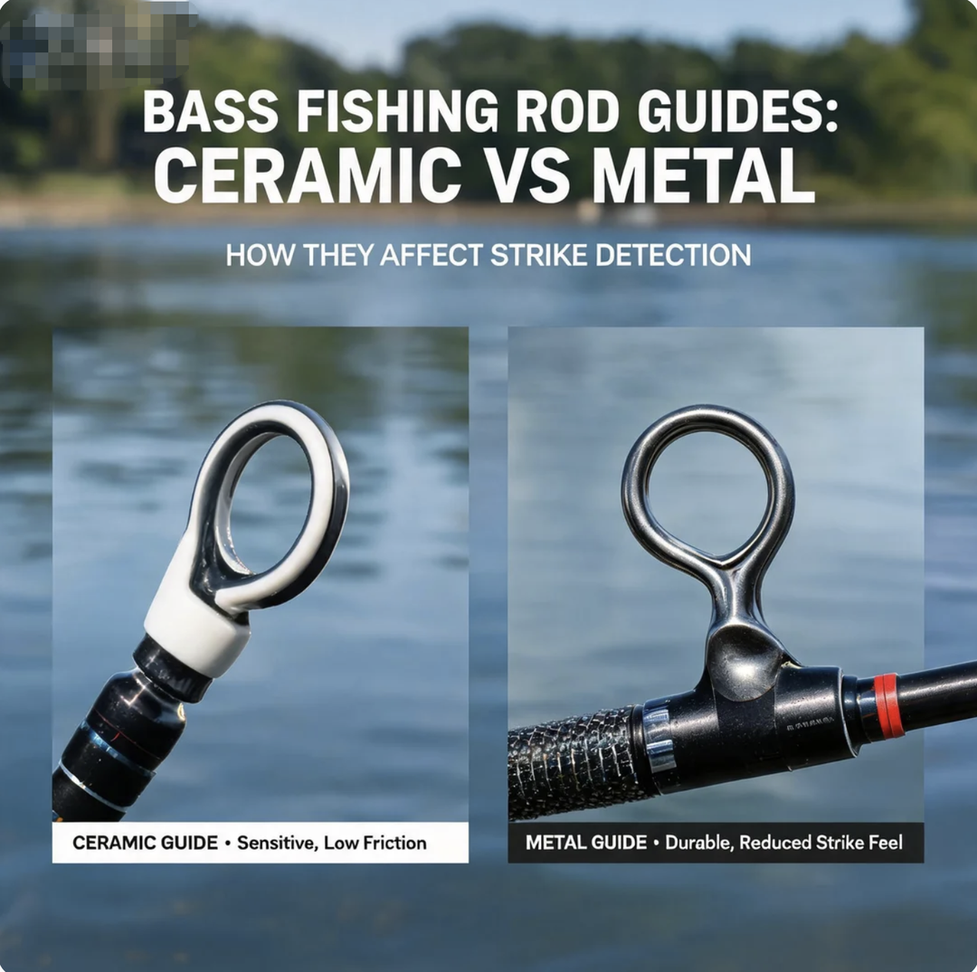 Bass Rod Guides: Ceramic vs Metal—Affects Strike Detection！