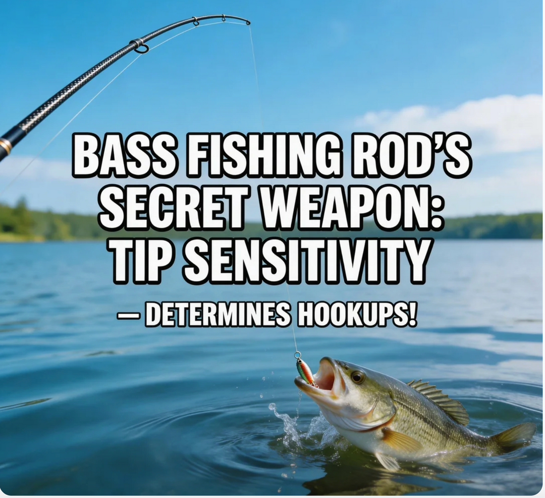 Bass fishing Rod’s Secret Weapon Tip Sensitivity—Determines Hookups！