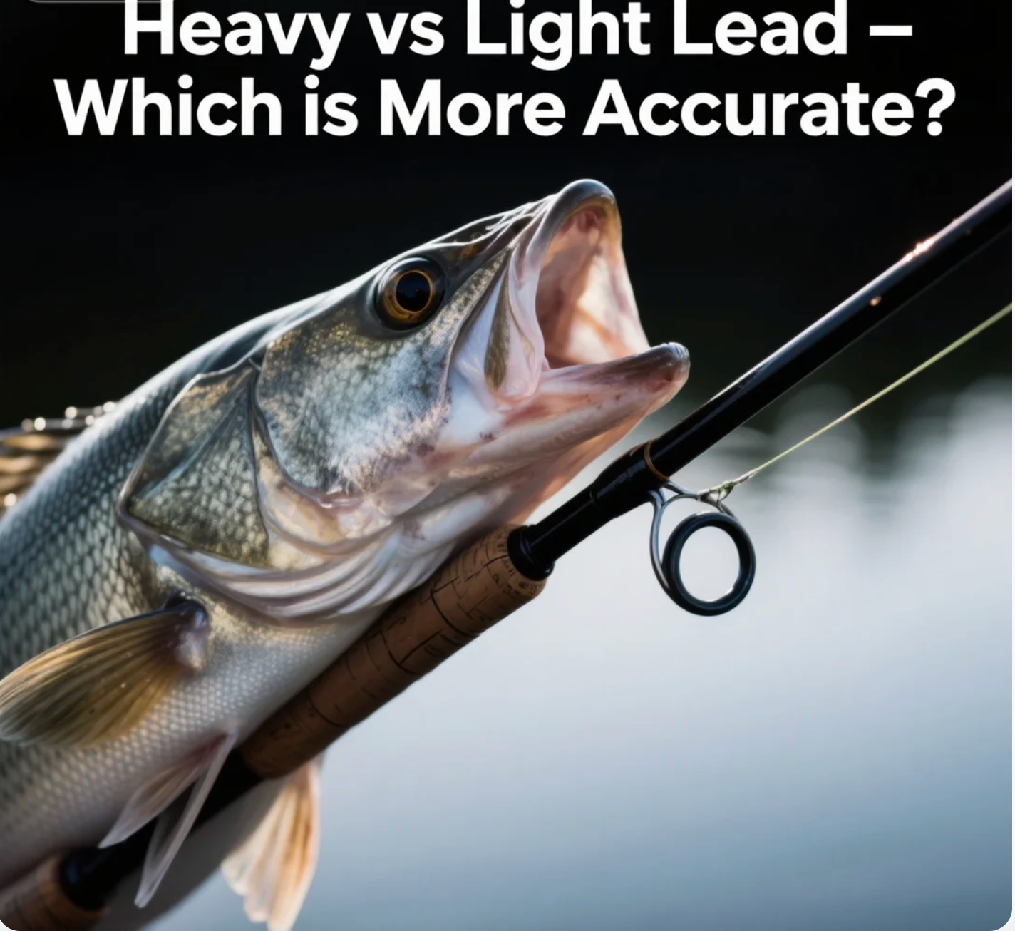 Bass with Conventional Rod Heavy vs Light Lead—Which Is More Accurate?