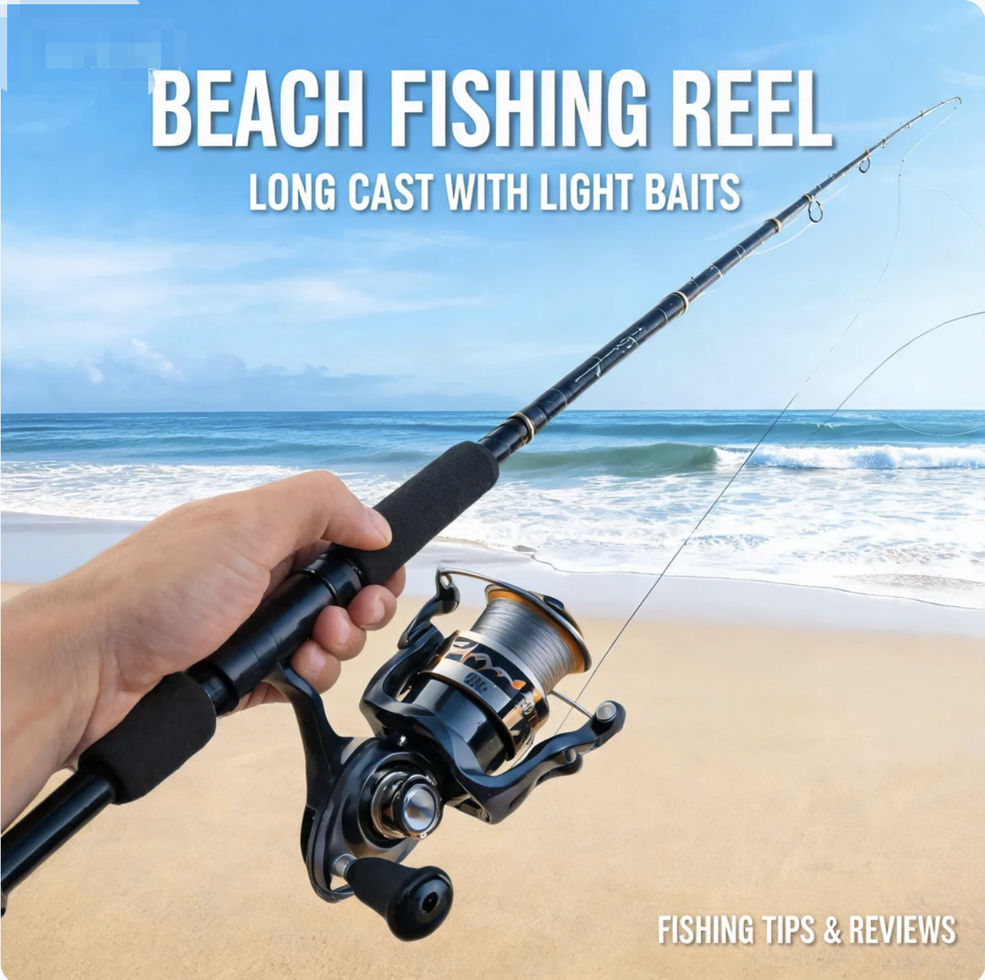 Beach Fishing Reel: Long Cast with Light Baits