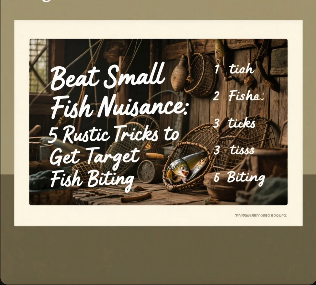 Beat Small Fish Nuisance 5 Rustic Tricks to Get Target Fish Biting​