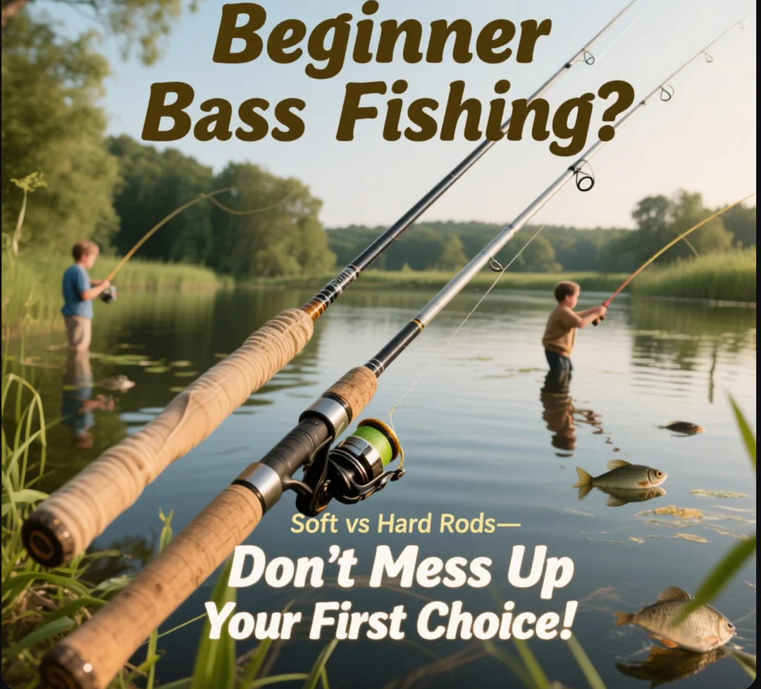 Beginner Bass Fishing? Soft vs Hard Rods—Don’t Mess Up Your First Choice！