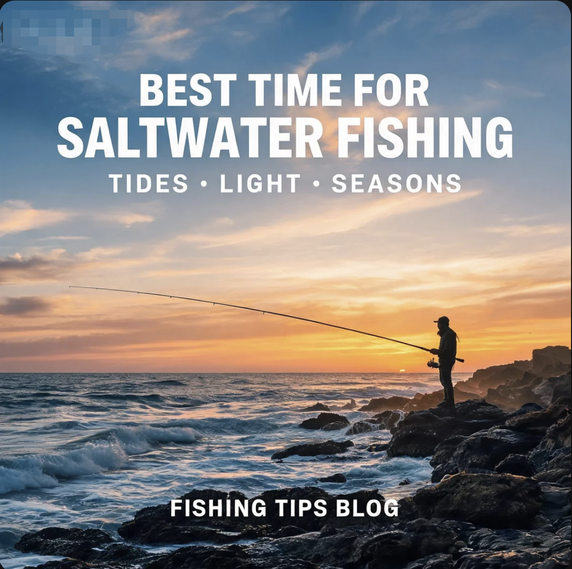 Best Time for Saltwater Fishing Tides, Light and Seasons