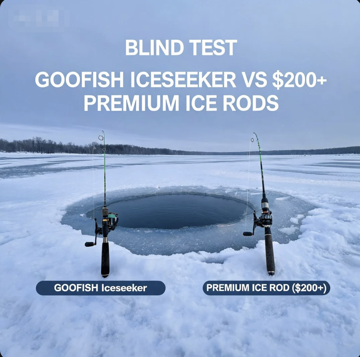 Blind Test: GOOFISH Iceseeker vs $200+ Premium Ice Rods
