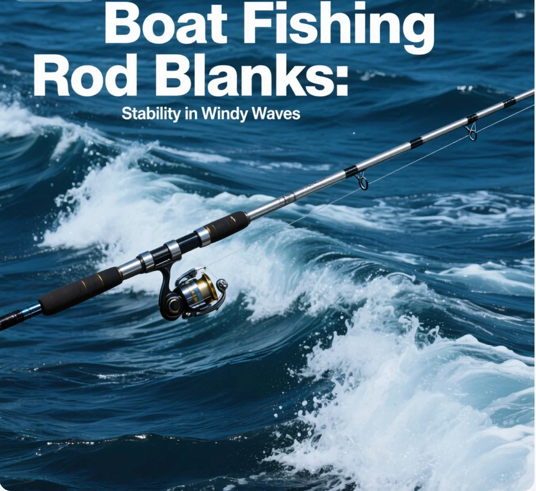 Boat Fishing Rod Blanks Stability in Windy Waves