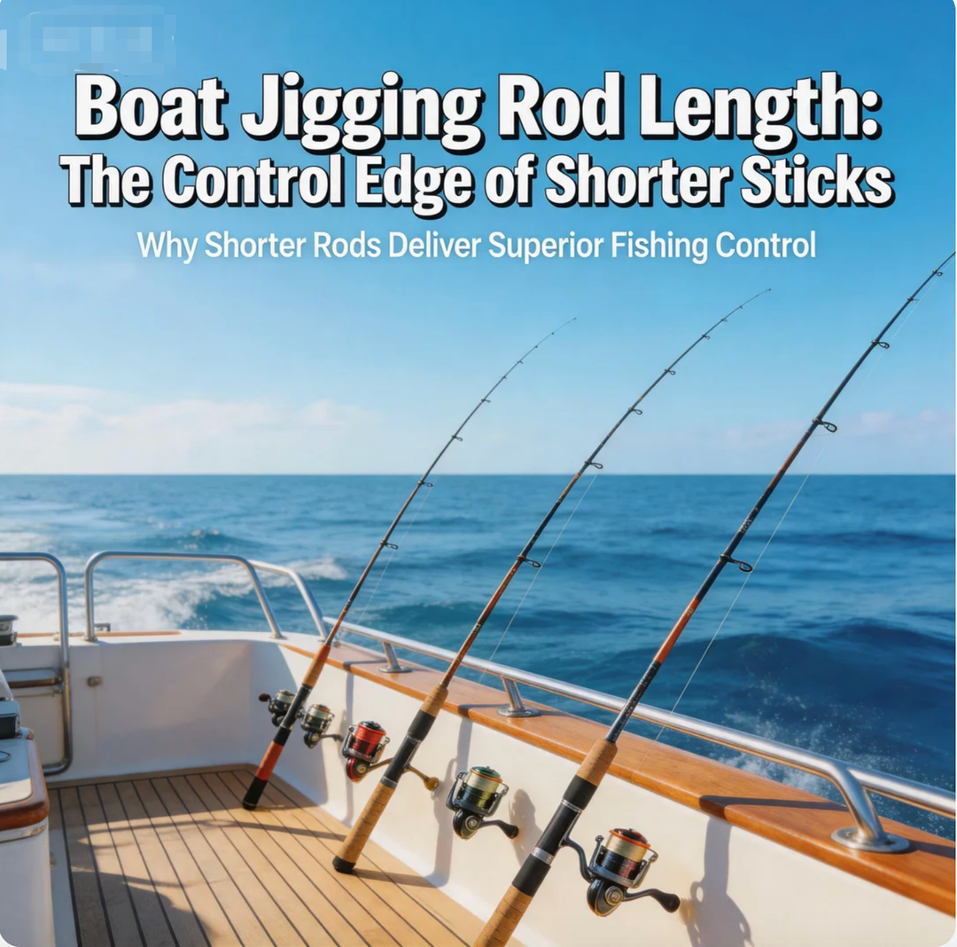 Boat Jigging Rod Length The Control Edge of Shorter Sticks