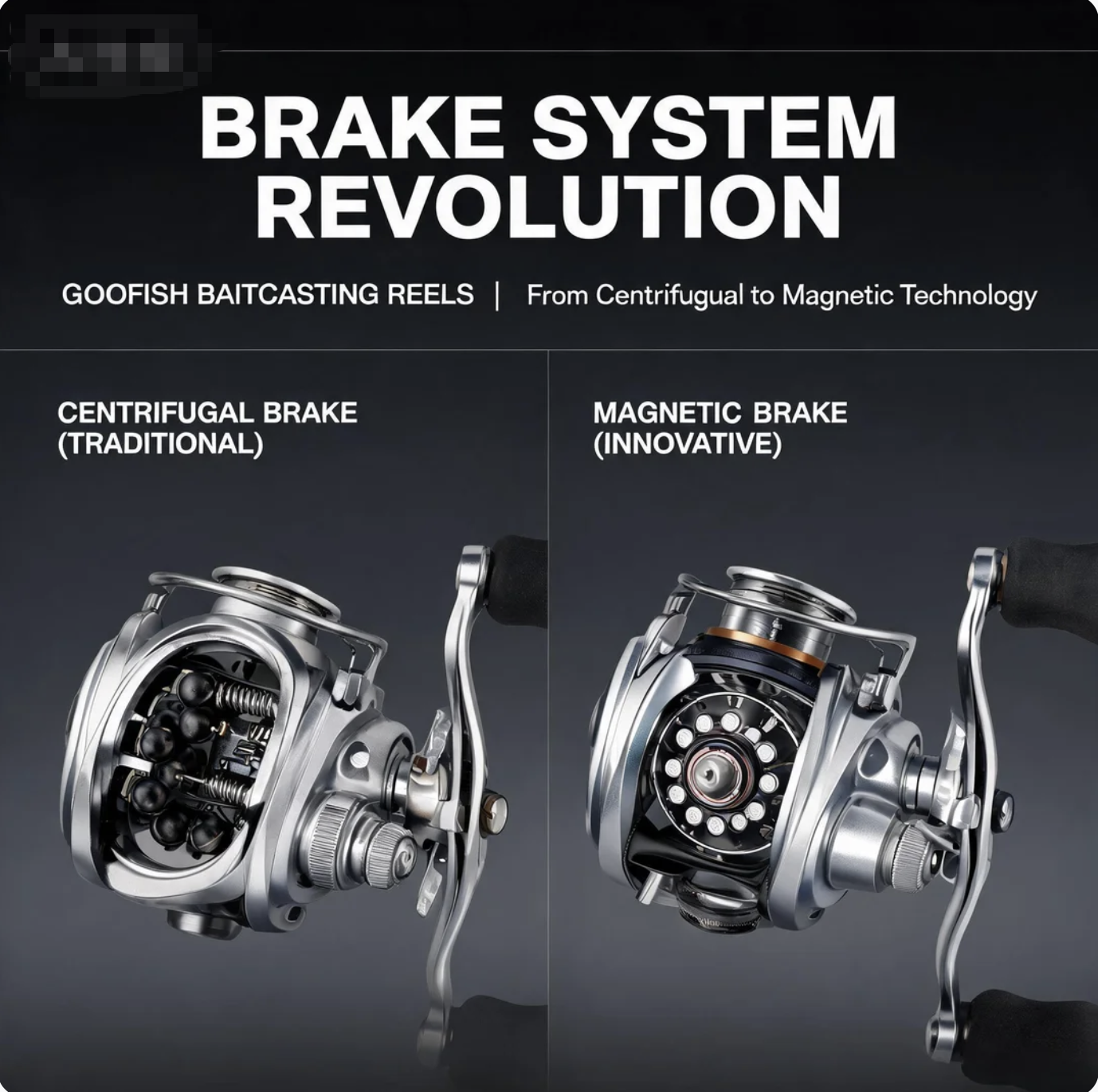 Brake System Revolution: From Centrifugal to Magnetic Tech for Goofish baitcasting fishing reels