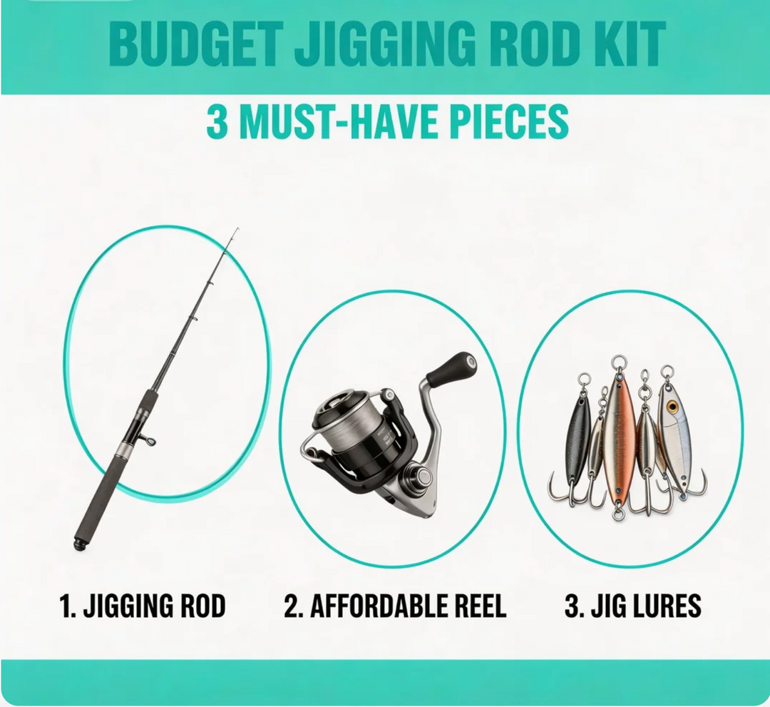 Budget Jigging Rod Kit: 3 Must - Have Pieces