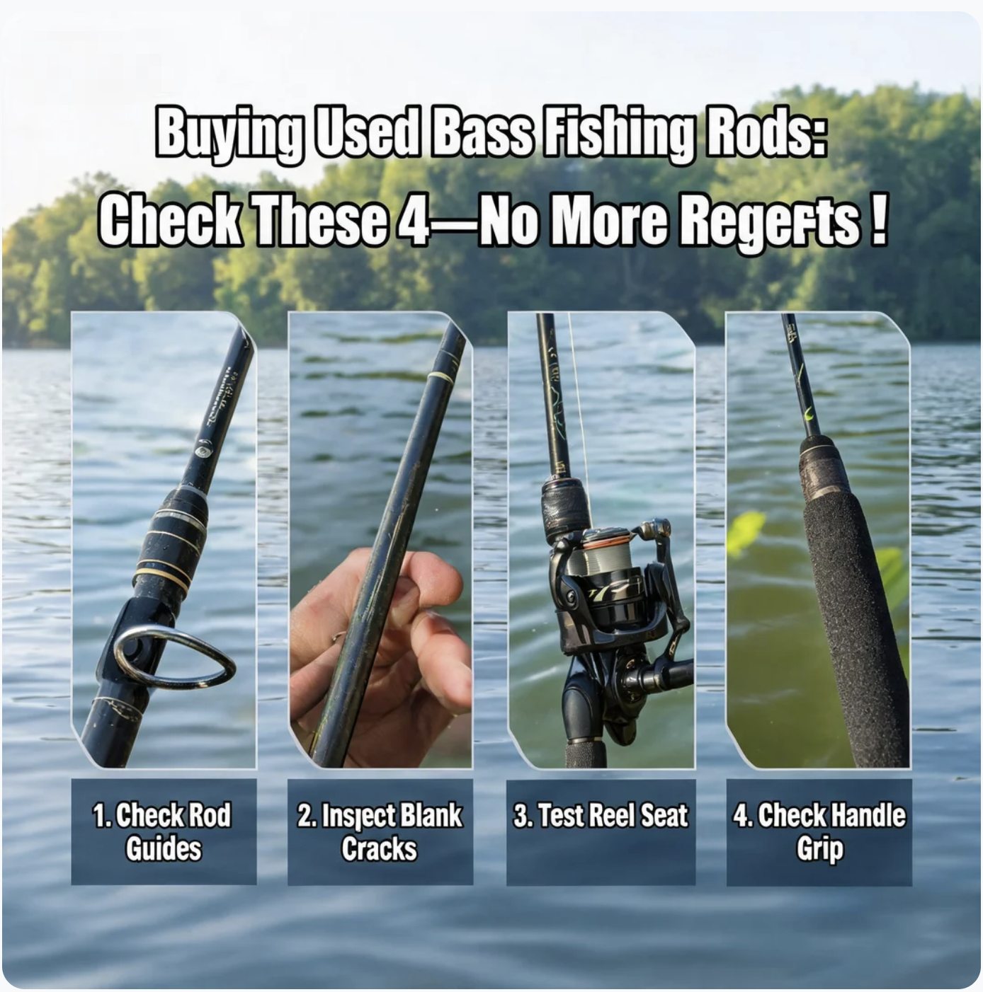 Buying Used Bass Fishing Rods Check These 4—No More Regrets