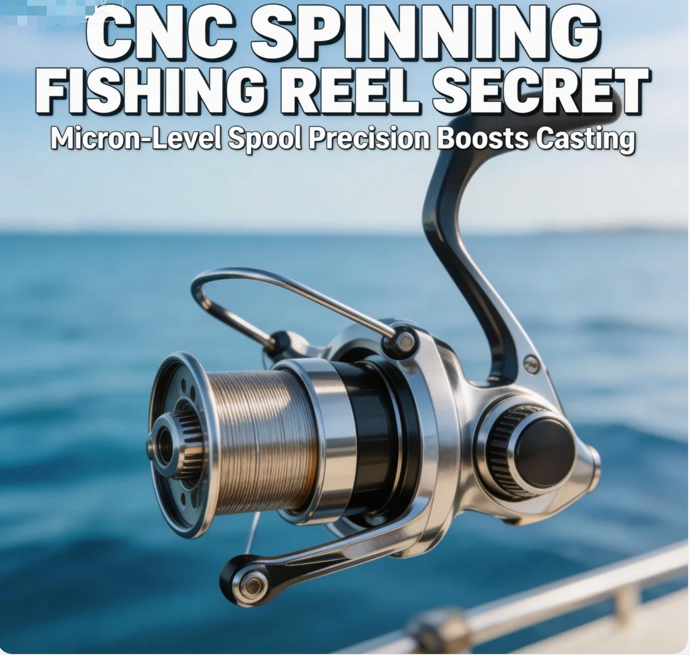 CNC spinning fishing Reel Secret How Micron-Level Spool Precision Boosts Casting