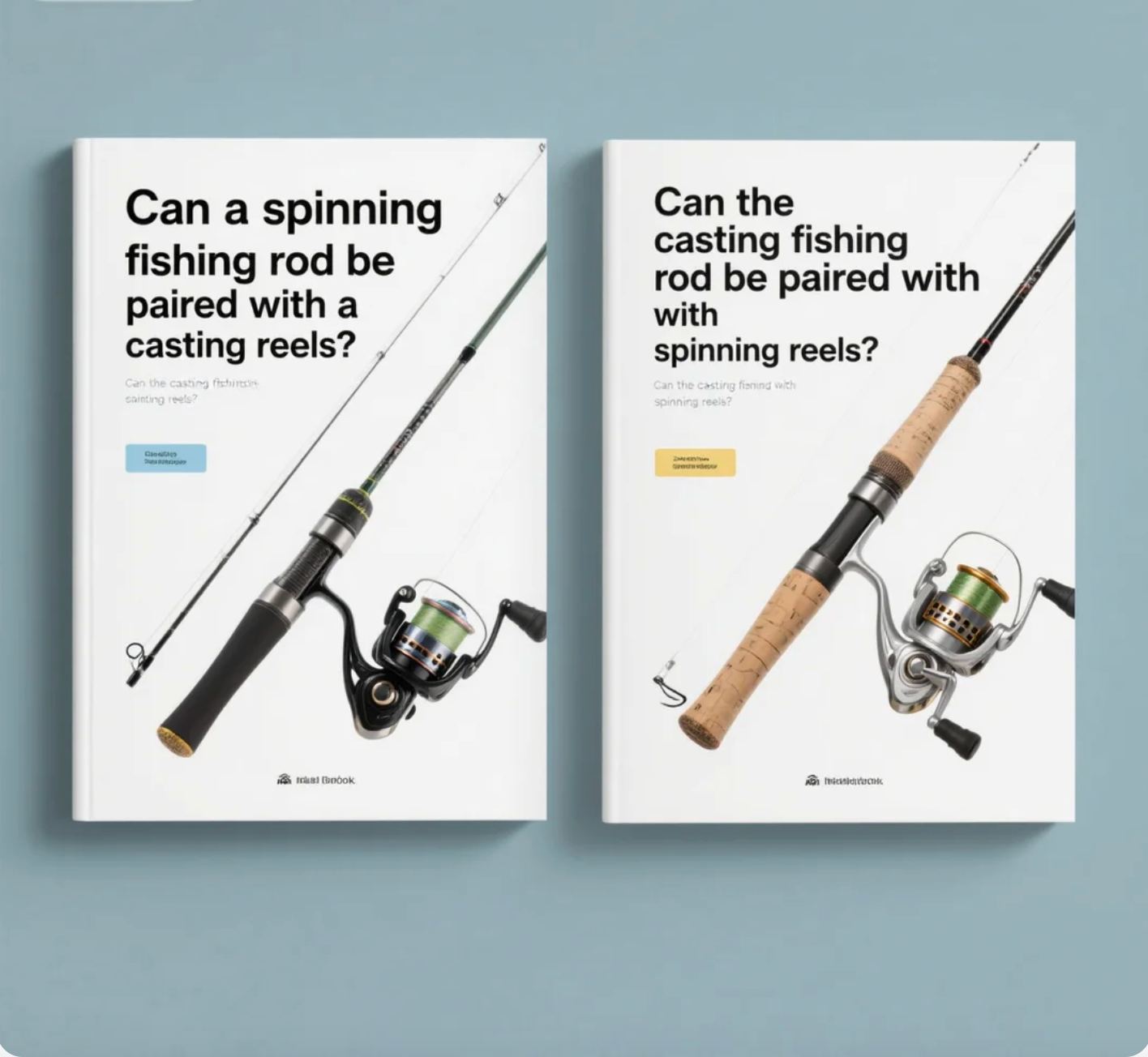 Can a spinning fishing rod be paired with a casting reels? Can the casting fishing rod be paired with spinning reels?