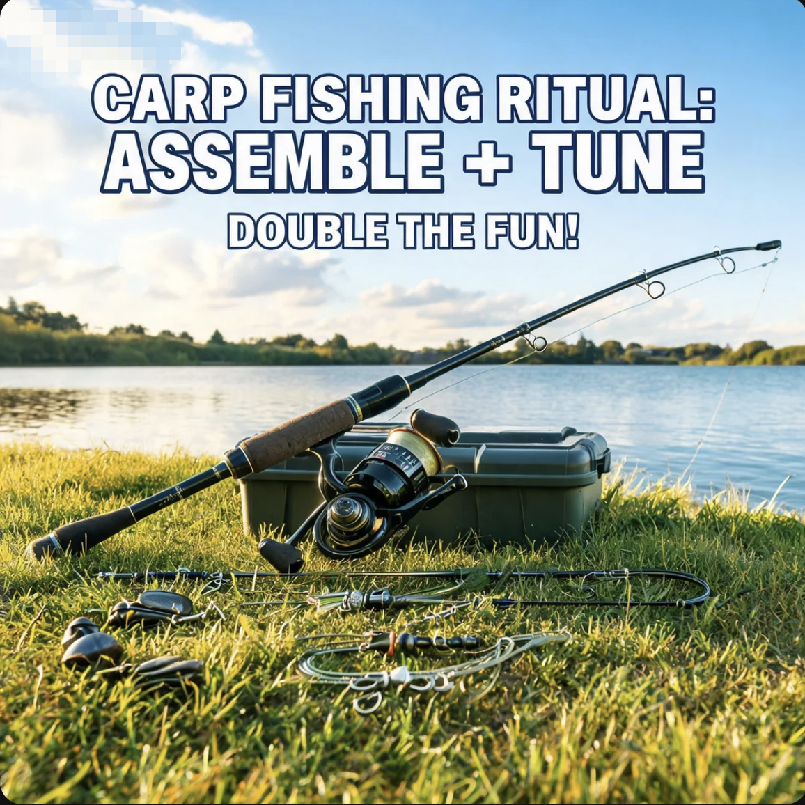 Carp Fishing Ritual: Assemble + Tune—Double the Fun!
