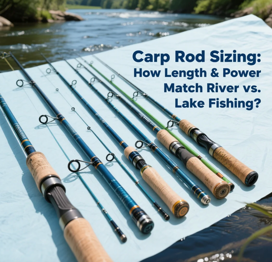 ​Carp Rod Sizing How Length & Power Match River vs. Lake Fishing?​​