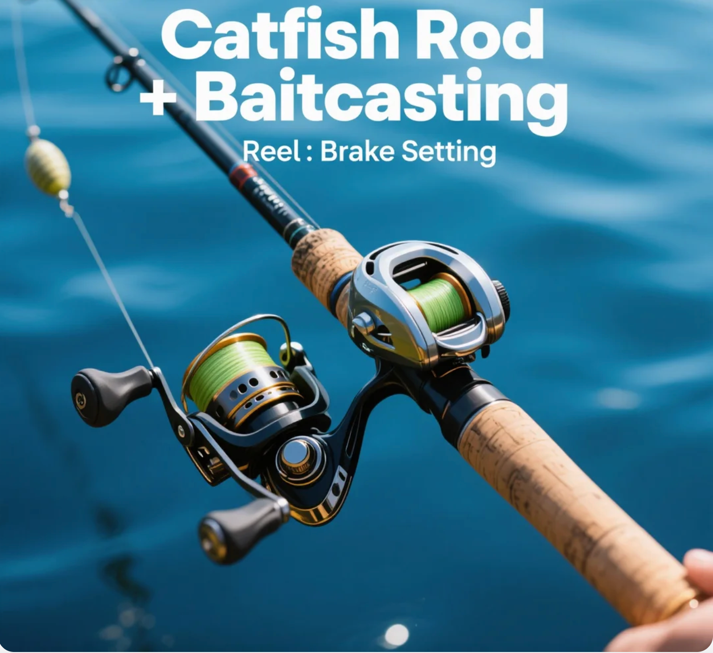 Catfish Rod + Baitcasting Reel Brake Setting