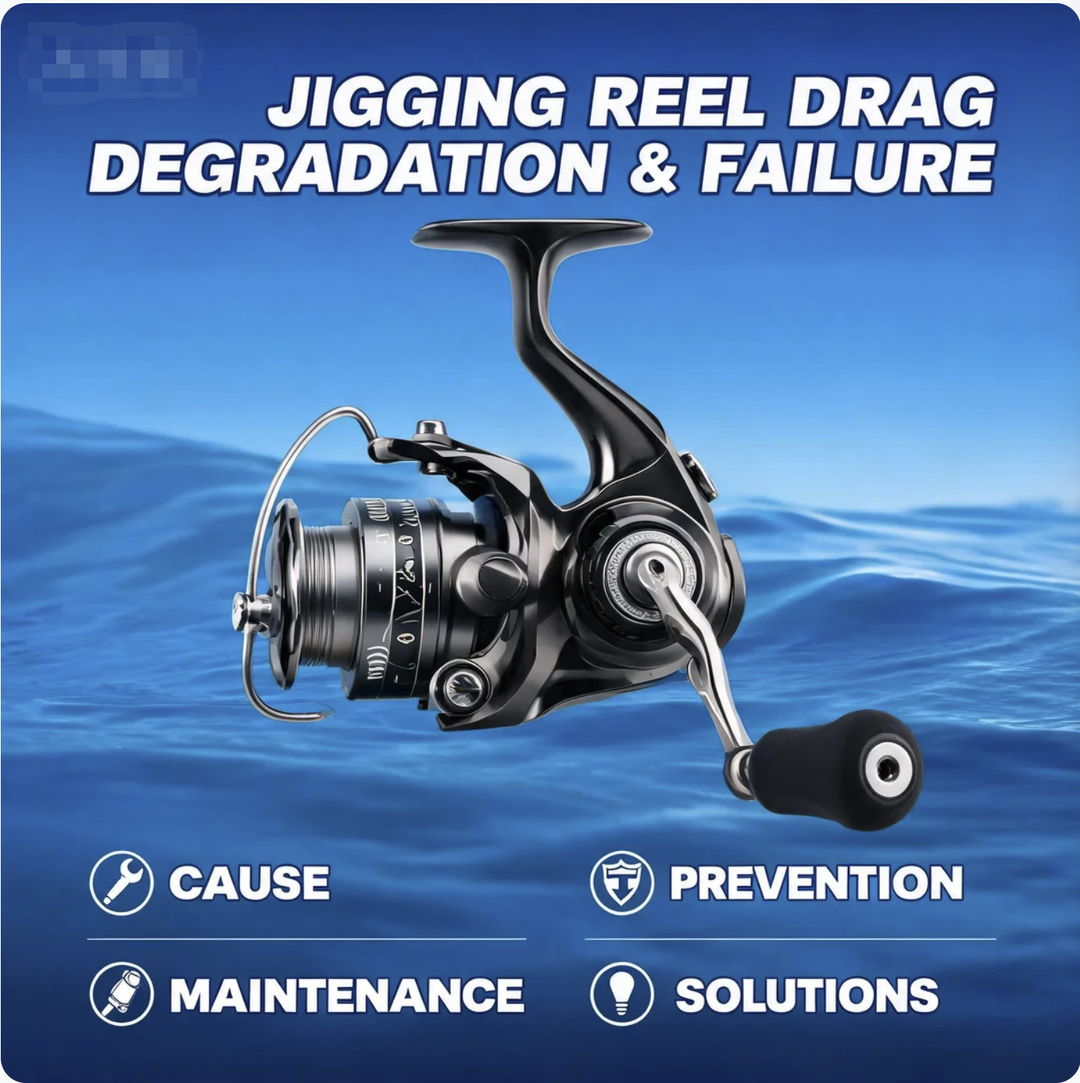 Causes, Prevention, Maintenance and Solutions for Drag Degradation / Failure on Jigging Reels